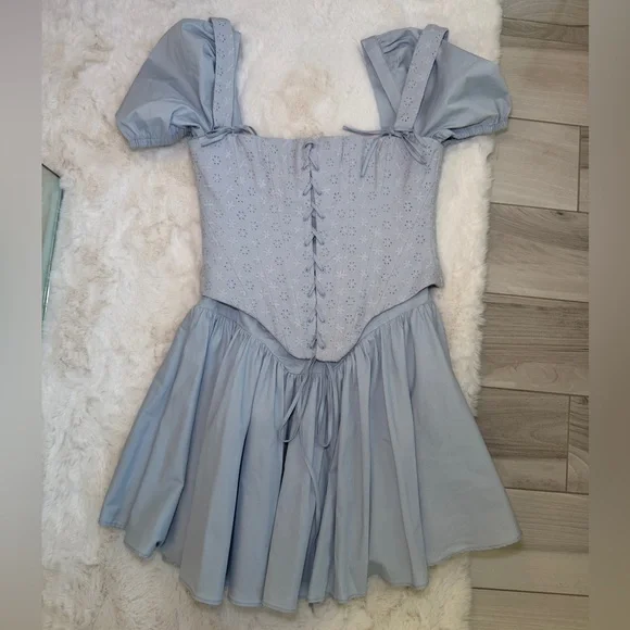 House of CB Broderie Anglaise Corset Bodice Mini dress
Size Medium - Picture 5 of 12